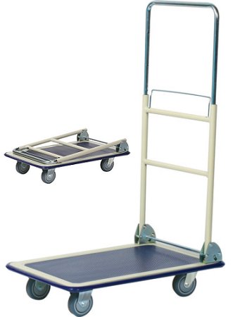 Wesco Platform Cart with Telescoping Handle